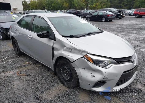 2016 Toyota Corolla Le z USA, uszkodzony, nr VIN 2T1BURHE4GC704199